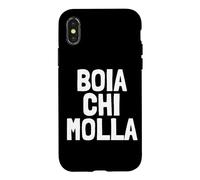 Custodia per iPhone X/XS "BOIA CHI MOLLA" RETRO VINTAGE