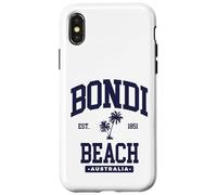 Custodia per iPhone X/XS Bondi Beach Australia Modalità vacanza Spiaggia Palma