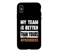 Custodia per iPhone X/XS Boss Employees Apprezzamento Day Funny Quote Project Team
