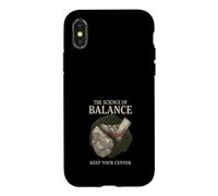 Custodia per iPhone X/XS Boulderer Boulder Scienza Dell'equilibrio