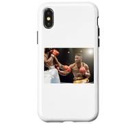 Custodia per iPhone X/XS Boxe Lennox Lewis medaglia d'oro dei pesi massimi V Al Malcolm