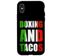 Custodia per iPhone X/XS Boxing And Tacos Latinx The Mexican Style Boxing México