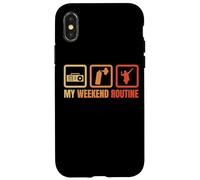 Custodia per iPhone X/XS Break Dancer Weekend Routine Dancing