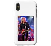 Custodia per iPhone X/XS Brian May Chitarrista Queen & Adam Lambert Di Dick Barnatt