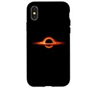 Custodia per iPhone X/XS buco nero accrezione disco minimo fisica concetto