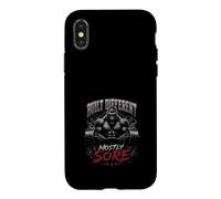 Custodia per iPhone X/XS Built Different Mostly Sore Gym