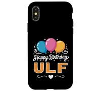 Custodia per iPhone X/XS Buon compleanno Ulf