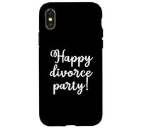 Custodia per iPhone X/XS Buon Festa Di Divorzio Per Chi Ha Appena Divorziato