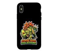 Custodia per iPhone X/XS Buoni Grassi Cattivo Atteggiamento Stegosauro