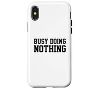 Custodia per iPhone X/XS Busy Doing Nothing
