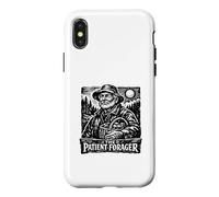Custodia per iPhone X/XS Cacciatore di funghi regalo cacciatore The Patient Forager