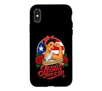 Custodia per iPhone X/XS Cafecito Jesús Todo el Día Mañana Fe