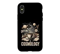 Custodia per iPhone X/XS Caffeina E Cosmologia Astronomia Amante Del Caffè