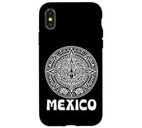 Custodia per iPhone X/XS Calendario messicano azteco Orgullo Mexicano Viva Mexico Fan