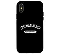 Custodia per iPhone X/XS Camicia da spiaggia Freeman Park Stile classico North Carolina