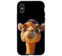 Custodia per iPhone X/XS Cammello Dromedario Bactriano Safari nel Deserto Cammello