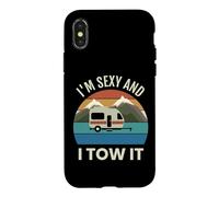 Custodia per iPhone X/XS Camper Trailer Campeggio Vintage Sexy E Io Traino It