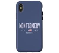 Custodia per iPhone X/XS Campo di Montgomery Alabama/Montgomery AL