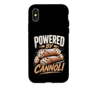 Custodia per iPhone X/XS Cannoli Italian Dessert Pastry Sweet Treat