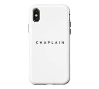 Custodia per iPhone X/XS Cappellano, Cappellani, Protestanti, Protestanti, Moderna Font
