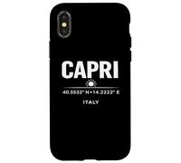 Custodia per iPhone X/XS Capri Italia Coordina Isola Mediterranea Design