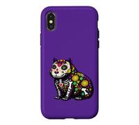 Custodia per iPhone X/XS Capybara Mexican Sugar Skull Calavera Viva Mexico Party