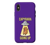 Custodia per iPhone X/XS Capybara salire Chillest UFO alieni e dischi volanti