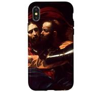 Custodia per iPhone X/XS Caravaggios La presa di Cristo | Pittura d'arte