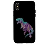 Custodia per iPhone X/XS Carcharodontosaurus Dinosaur Specie Paleontologia Predatore