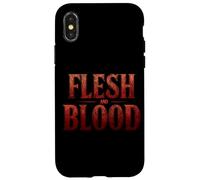 Custodia per iPhone X/XS Carino Carne e Sangue Emblema Look