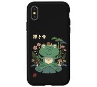 Custodia per iPhone X/XS Carino Giappone Estetica & Mindfulness Natura Arte