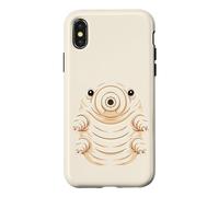 Custodia per iPhone X/XS Carino Tardigrade Costume Camicia Orso Acqua Microbiologia