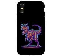 Custodia per iPhone X/XS Carnotaurus Dinosaur Specie Paleontologia Teropode