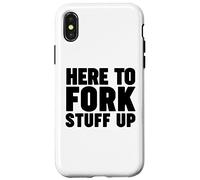 Custodia per iPhone X/XS Carrello elevatore qui per la roba della forcella Up