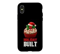 Custodia per iPhone X/XS Casa Costruito Mattone Block Building Maestro Builder Natale