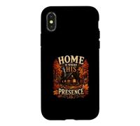 Custodia per iPhone X/XS Casa è dove la sua presenza è fede cristiana