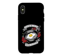 Custodia per iPhone X/XS Cast Iron Skillet Don't Soap My Skillet Cooking Joke
