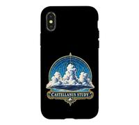 Custodia per iPhone X/XS CASTELLANUS STUDY Nubi a Torre Meteorologia