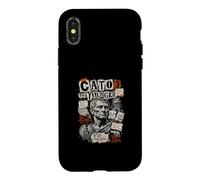 Custodia per iPhone X/XS Cato il più giovane meglio morire che piegare