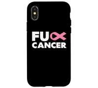 Custodia per iPhone X/XS Cazzo Cancro TShirt - Cazzo di Tumore al seno consapevolezza