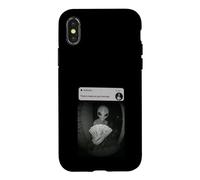 Custodia per iPhone X/XS C'è movimento al tuo alieno della porta di casa