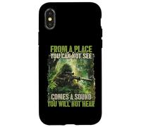 Custodia per iPhone X/XS Cecchini Jungle Sniper Soldiers T Cecchini