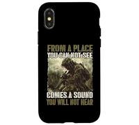 Custodia per iPhone X/XS Cecchini Jungle Sniper Soldiers T Cecchini