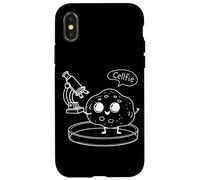 Custodia per iPhone X/XS Cellfie Line Art Cell Meme Scienza Biologia Divertente Lab
