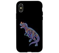 Custodia per iPhone X/XS Ceratosaurus Dinosaur Specie Paleontologia Teropode