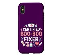Custodia per iPhone X/XS Certified Boo-Boo Fixer Nurse