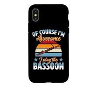 Custodia per iPhone X/XS Certo che sono fantastico, suono il fagotto