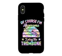 Custodia per iPhone X/XS Certo che sono fantastico, suono il trombone