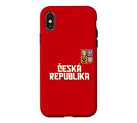 Custodia per iPhone X/XS Ceská republika, Cesko, ceská vlajka, bandiera patriottica ceca
