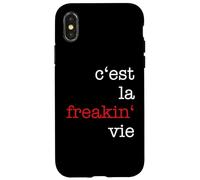 Custodia per iPhone X/XS C'est la maledetta vita